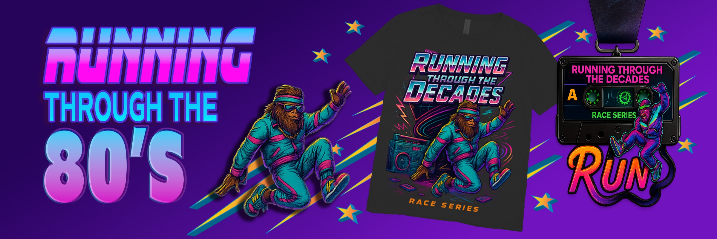 Running through the Decades Half Marathon - Austin