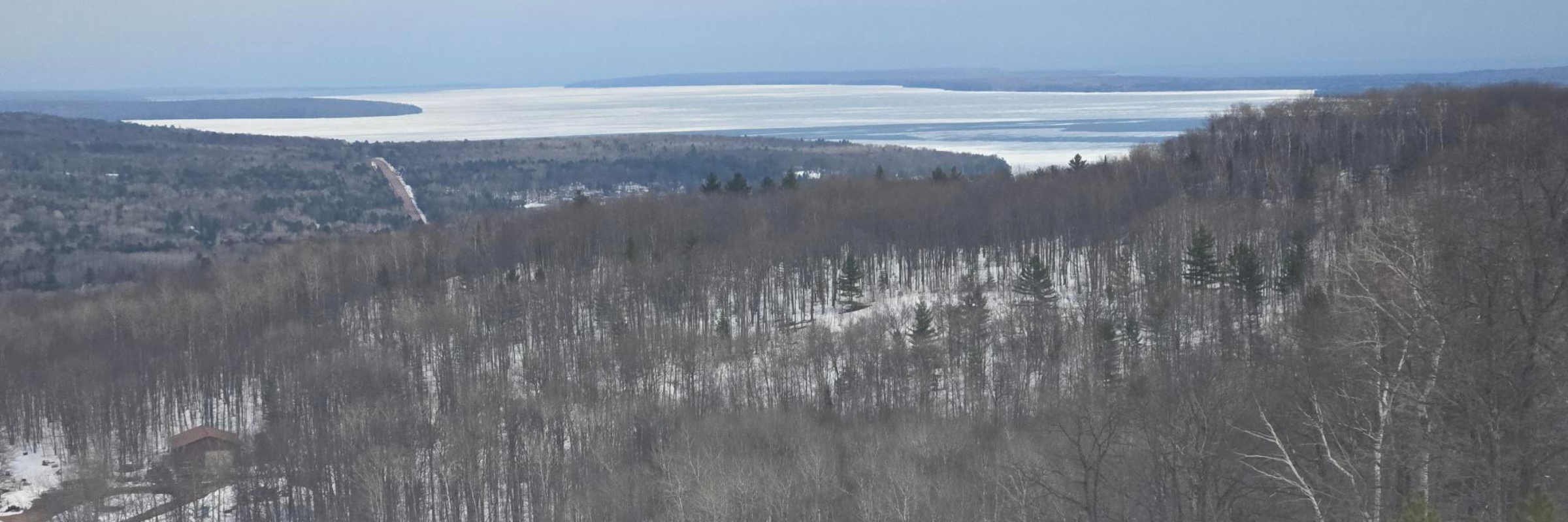 Birchleggings Club Hike to Mount Ashwabay/Big Top Chautauqua (and back) from the Bayfield Fish Hatchery