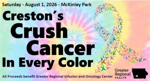 2026 Crush Cancer Glow Walk/Run logo
