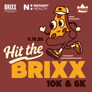 Hit The Brixx 10K/6K presented by Novant Health logo