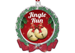 Indian Fields Tavern/5 Fields Brewing Co. Low Key Jingle Bell Jog logo