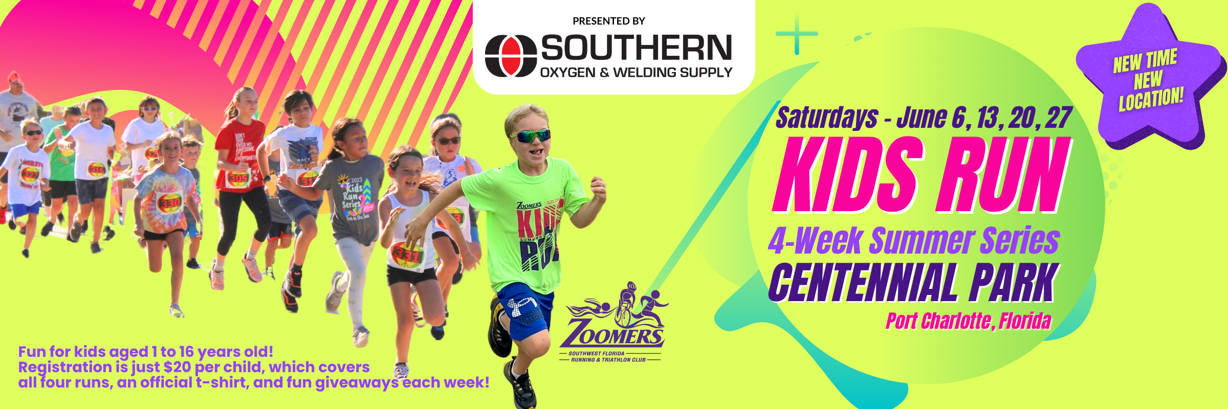 Kids Summer Run Series Presented by Southern Oxygen & Welding Supply