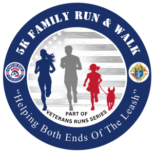 Paws of War Family 5k Run/Walk logo