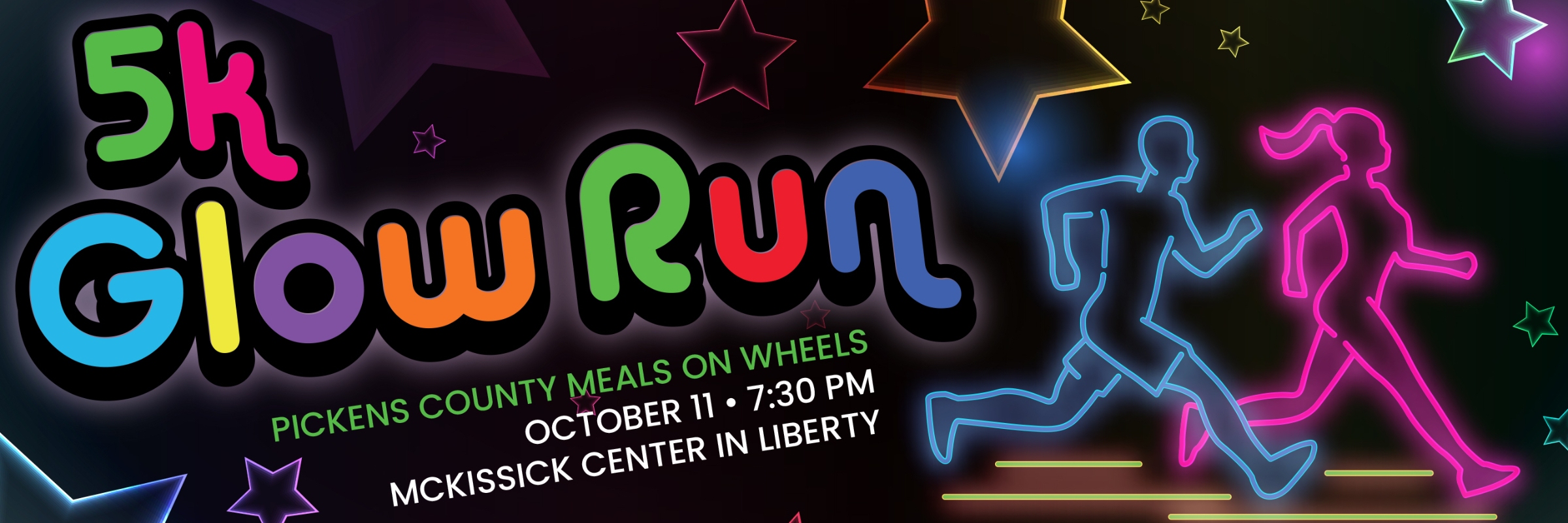 Pickens County Meals on Wheels 5K Glow Run presented by Prisma Health