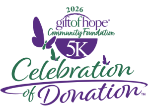 Gift of Hope Community Foundation 5K Run, Walk & Roll logo