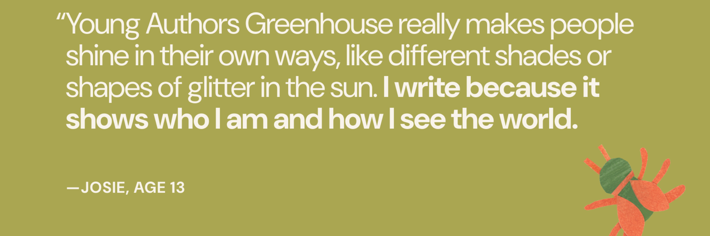 Miles of Imagination – A Young Authors Greenhouse Fun Run/Walk