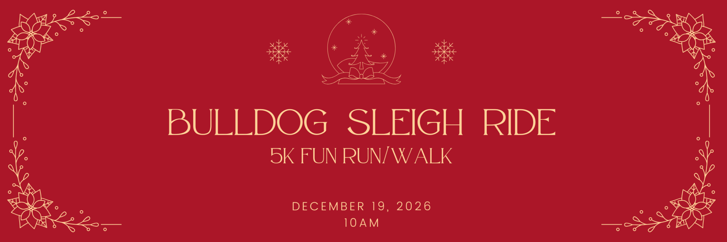 Bulldog 5K Sleigh Ride Fun Run/Walk