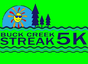 Buck Creek Streak 5K Trail Run (Clothing Optional) logo