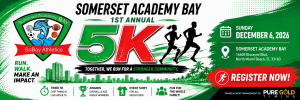 Somerset Academy Bay First 5k logo