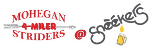 Mohegan Striders 4-Miler at Sneekers logo