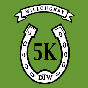 14th Annual Downtown Willoughby 5k logo