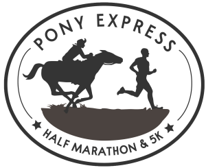 Pony Express Half Marathon & 5K logo