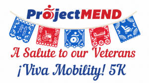 A Salute to Our Veterans Viva Mobility 5K logo