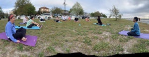 5k + Namaste by the Bay logo