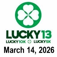 Lucky 13 Half Marathon - 10K - 5K logo
