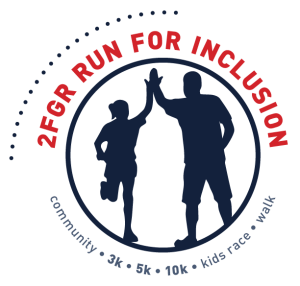2FGR Run for Inclusion logo