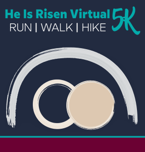 He Is Risen Virtual 5K logo