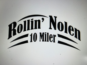 Rollin' Nolen 10 Miler logo