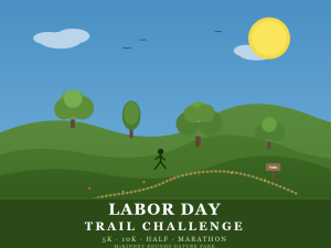 Labor Day Trail Challenge Marathon • Half Marathon • 10K • 5K • 1 Hour logo