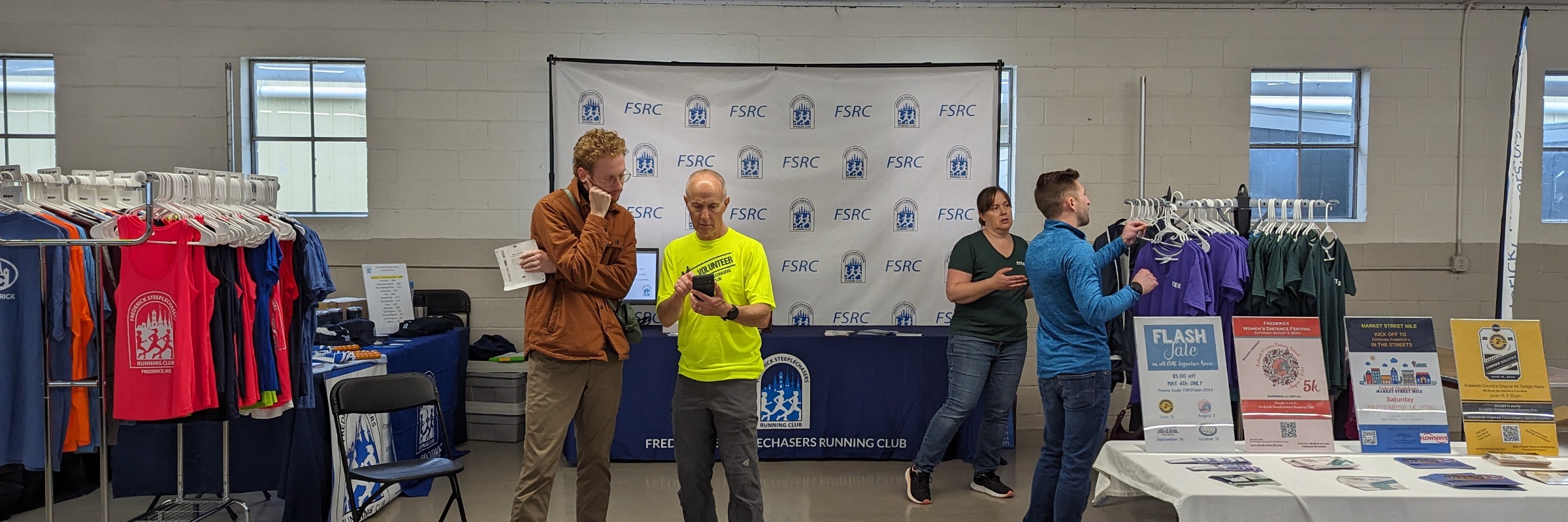 FSRC Frederick Running Festival Volunteer Signup