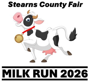 Stearns County Fair Milk Run 5K logo
