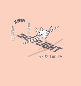 Take Flight 5k & 1 Mile Run logo