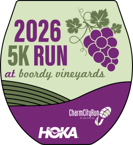 Charm City Run 5K at Boordy Vineyards presented by Hoka logo