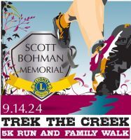 2026 Trek the Creek Scott Bohman Memorial 5K logo