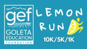 Lemon Run presented by the Goleta Education Foundation logo