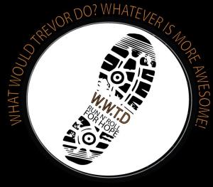 What Would Trevor Do Run N' Roll for Hope 5k logo