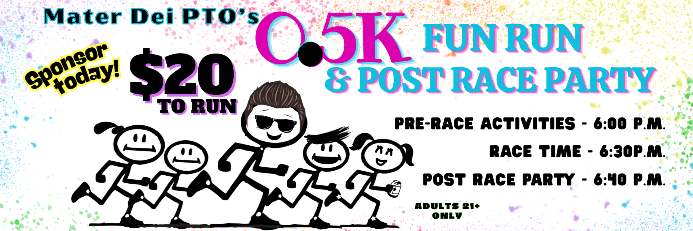 Mater Dei PTO's 0.5K & Post Race Party