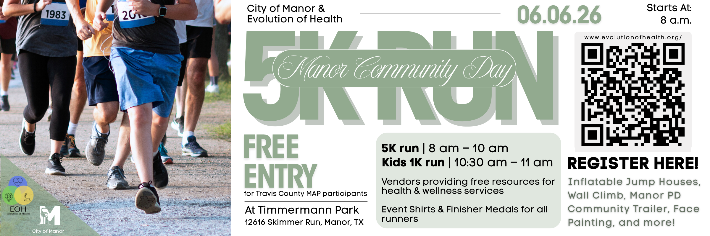 Manor Community Day & 5K (Walk/Run)