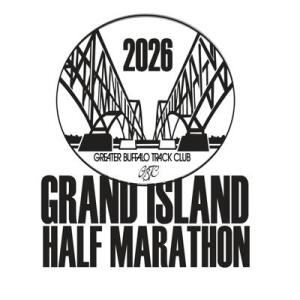 The ThermoFisher Scientific Grand Island 1/2 Marathon logo