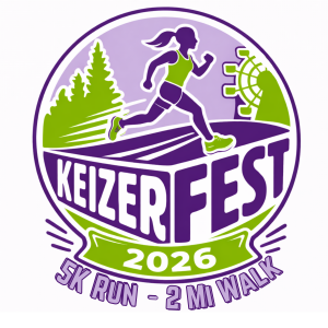 KeizerFEST 5k Run and 2 Mile Walk logo