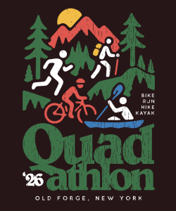 The Forge Quad -Athlon (Bike,Hike,Kayak,Run) logo