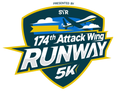 174th Attack Wing Runway 5K -  Presented by Syracuse Hancock International Airport logo
