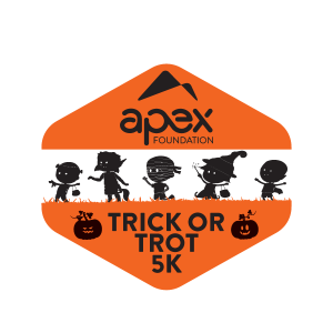 Apex Foundation Trick or Trot 5K & Halloween Hunt logo