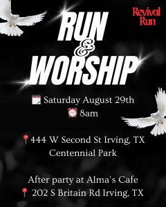 Run and Worship pt.4 logo