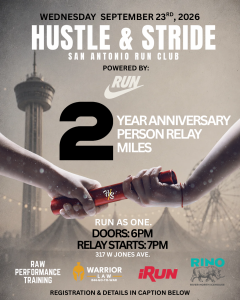 Hustle & Stride 2-Mile Relay logo