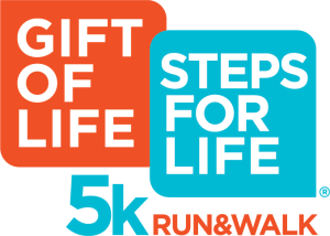 Gift of Life Steps for Life South Florida 5K logo