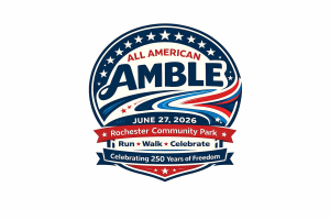 All American Amble  5K logo