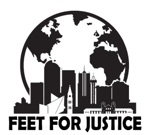 Feet for Justice Run logo