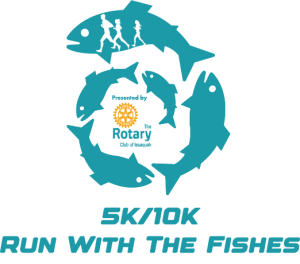 Run with the Fishes Annual 5K, 10K, & Kids' Fun Run logo