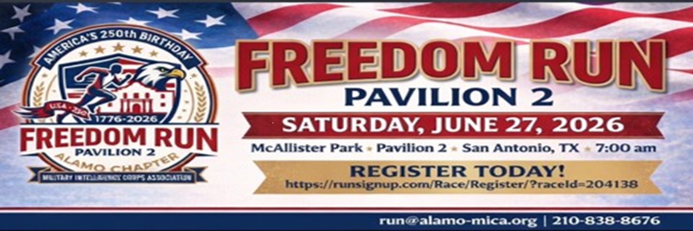 Freedom Run 5K & 10K - America’s 250th Birthday