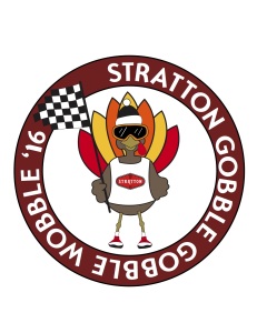 Gobble Gobble Wobble Thanksgiving 5k logo
