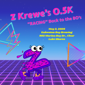 Z Krewe's 0.5K - "Racing" BACK to the 80's! logo