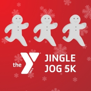 Ithaca YMCA Jingle Jog and Family Fun Mile logo