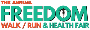 The Annual Freedom Walk / Run & Health Fair logo