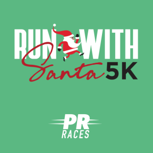 =PR= Races: Run with Santa 5K logo