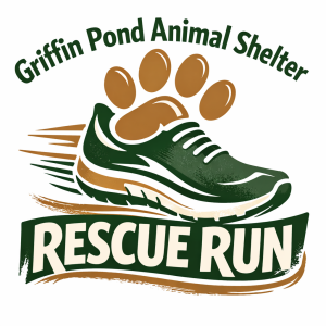 Griffin Pond Animal Shelter Rescue Run logo